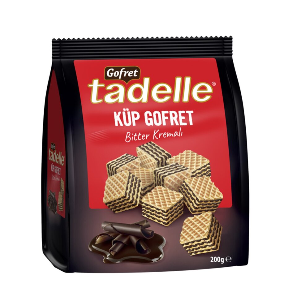 TADELLE GOFRET KÜP 200 GR. - BİTTER